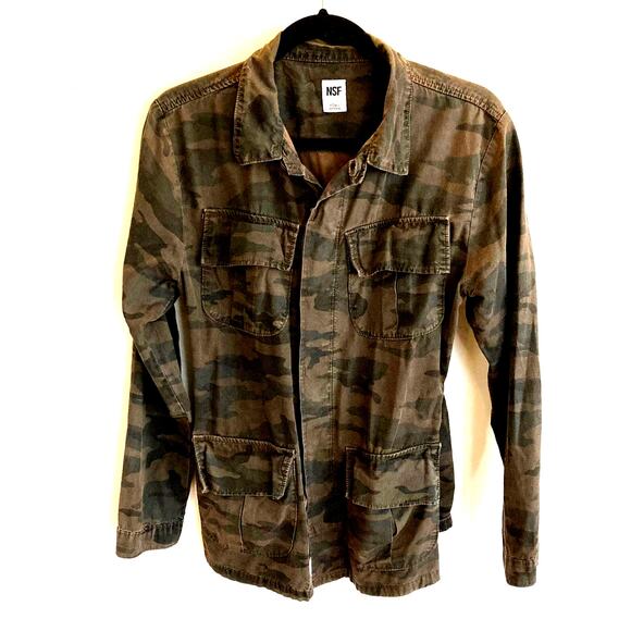 NSF Camo Jacket, Size Small - Picture 3 of 5